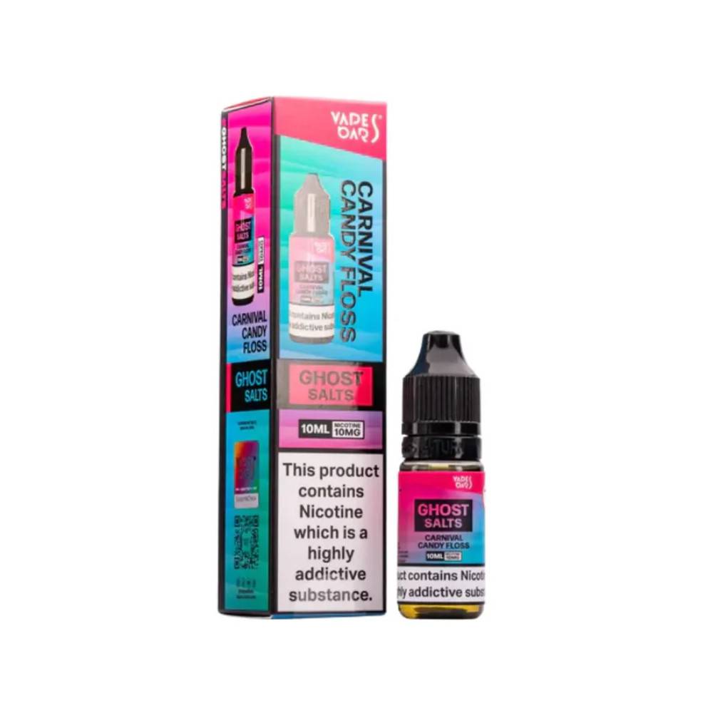 Ghost 3500 Nic Salts e liquids 10ml Box of 10 Carnival Candy 20mg