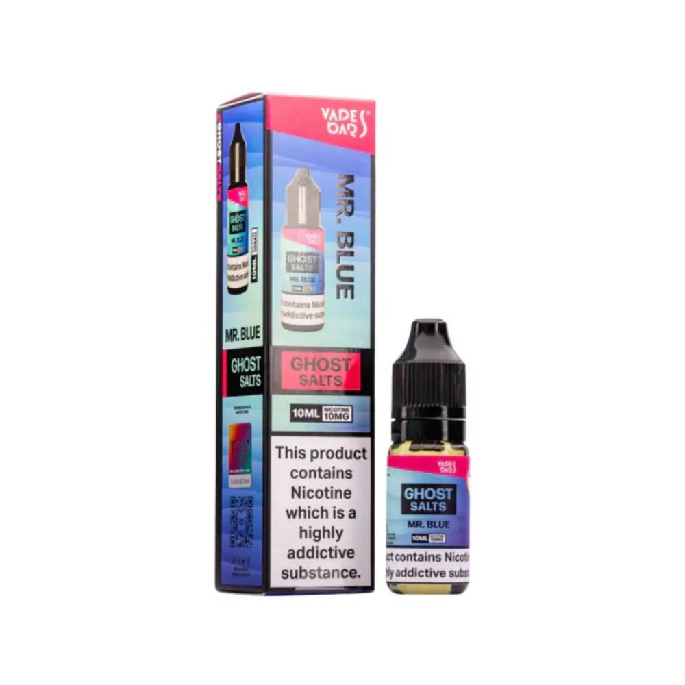 Ghost 3500 Nic Salts e liquids 10ml Box of 10 Mr Blue 10mg