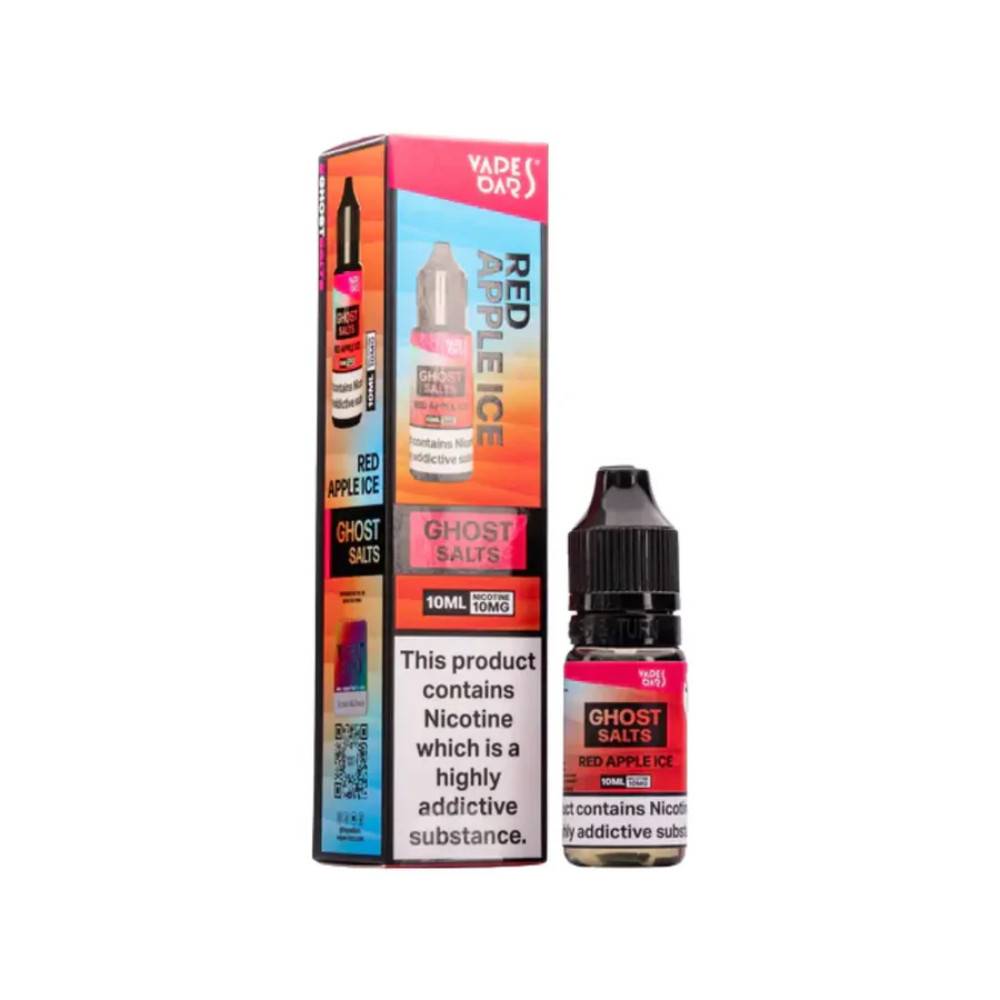 Ghost 3500 Nic Salts e liquids 10ml Box of 10 Red Apple Ice 20mg