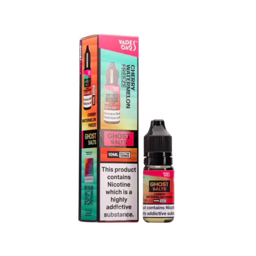 Ghost 3500 Nic Salts e liquids 10ml Box of 10 Cherry Watermelon Freeze 10mg