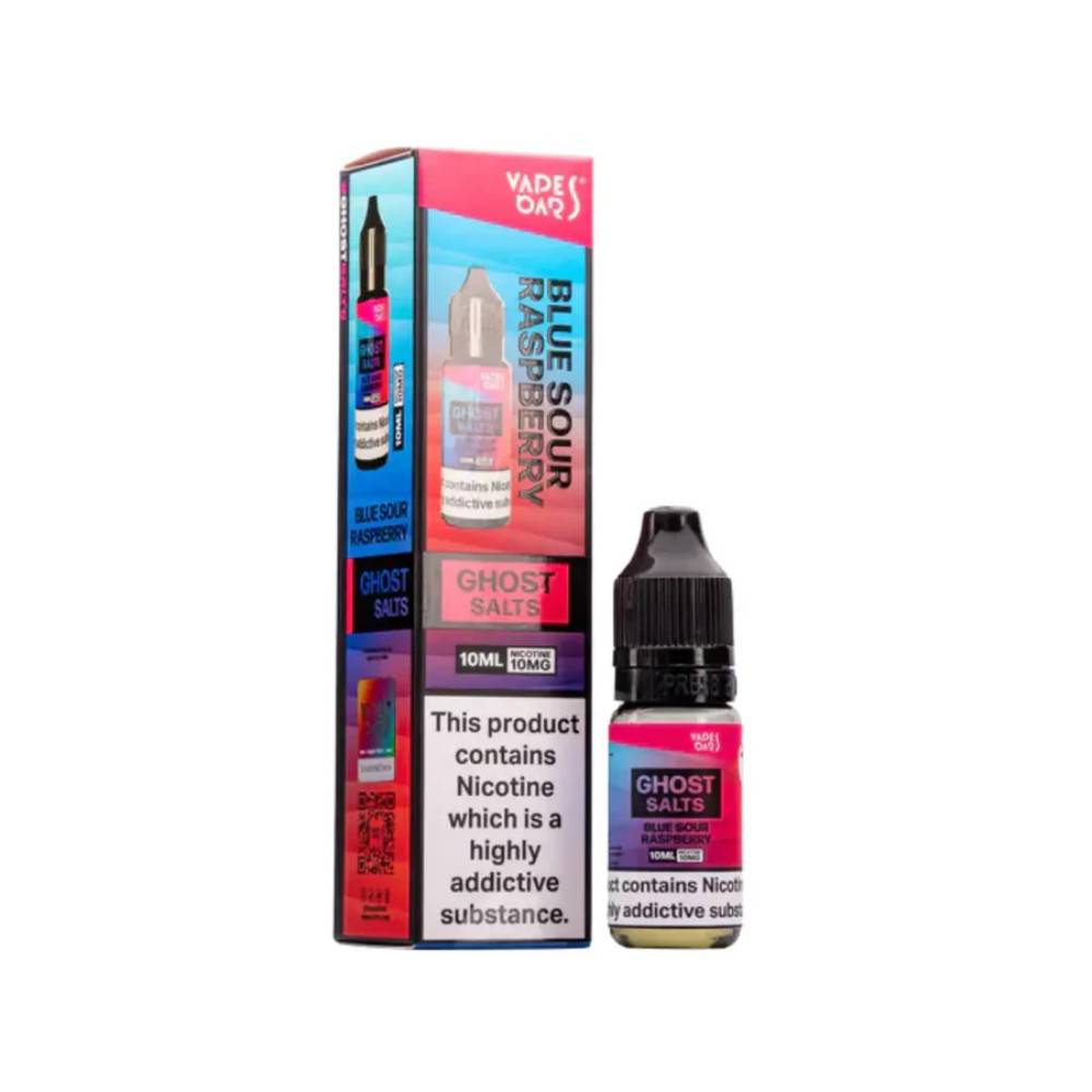 Ghost 3500 Nic Salts e liquids 10ml Box of 10 Blue Sour Raspberry 20mg