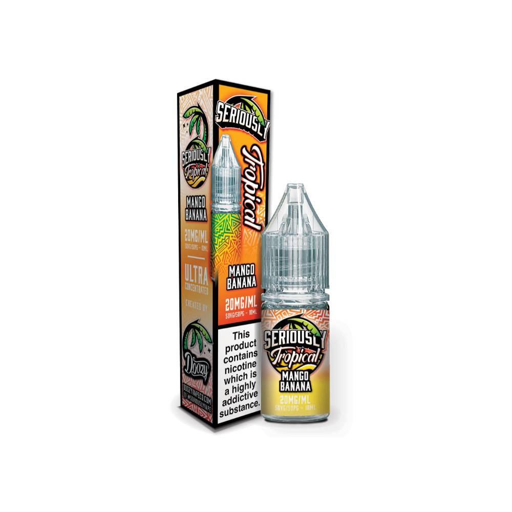 Doozy Serious Tropical Nic Salts e liquids 10ml - 10Packs Mango Banana 10mg