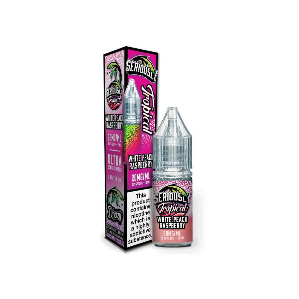 Doozy Serious Tropical Nic Salts e liquids 10ml - 10Packs White Peach Raspberry 20mg
