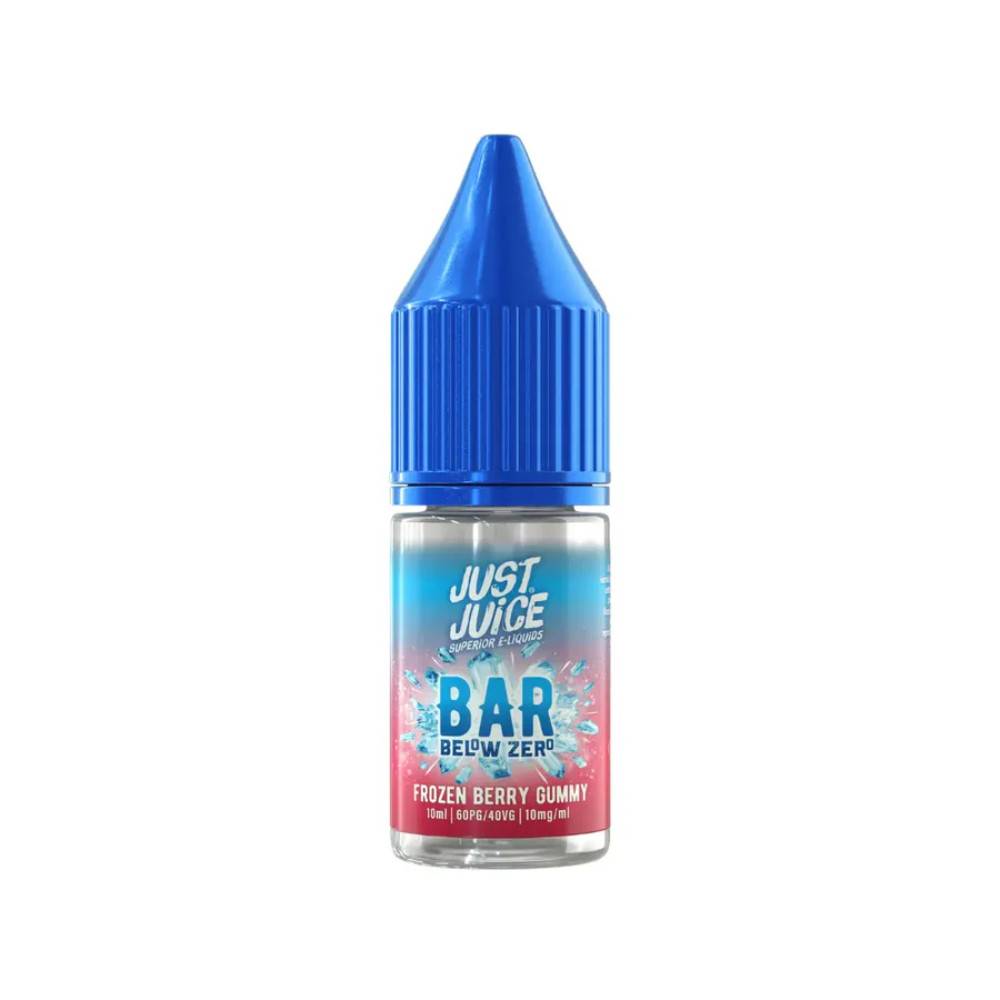 Just Juice Below Zero Nic Salts e liquids 10ml Box of 5 Frozen Berry Gummy 10mg