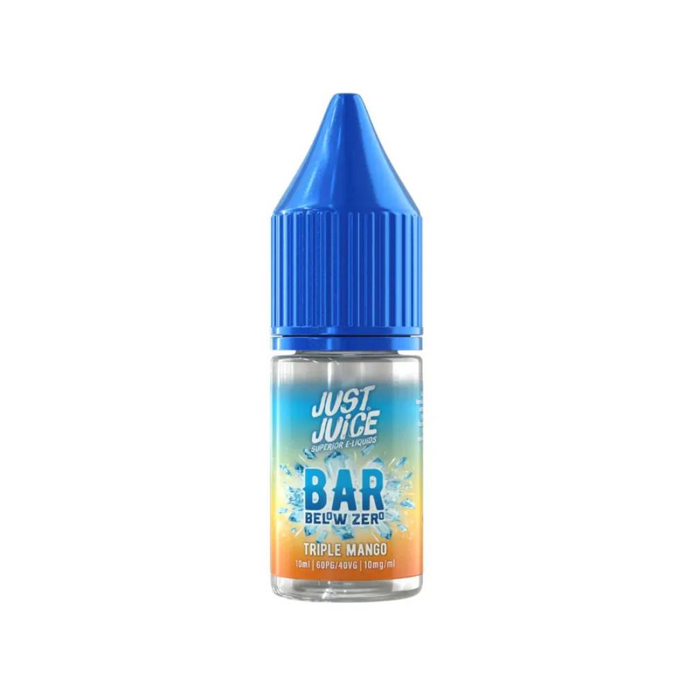 Just Juice Below Zero Nic Salts e liquids 10ml Box of 5 Triple Mango 10mg
