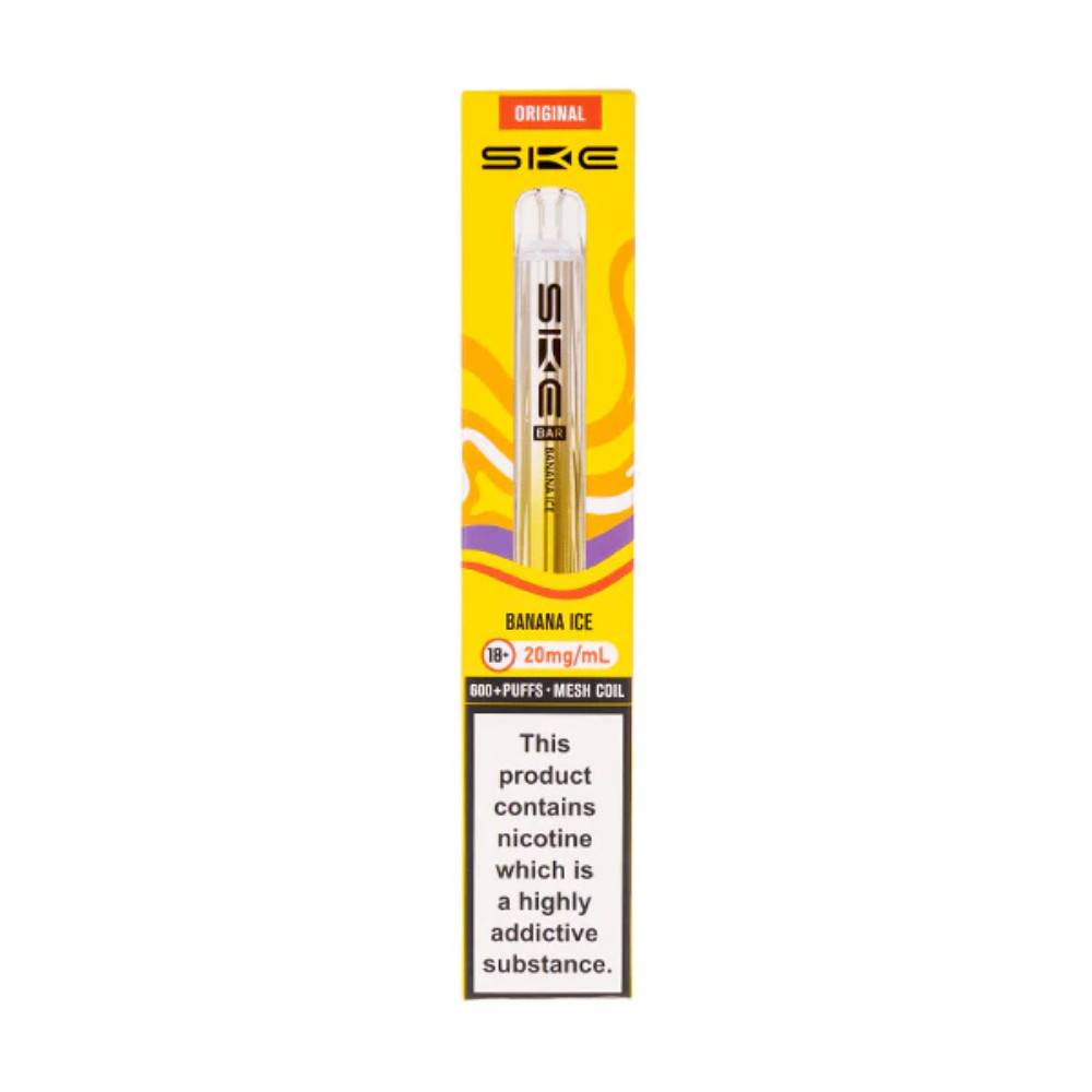 Ske Crystal Original 600 Vape Kit Box of 10 Banana Ice