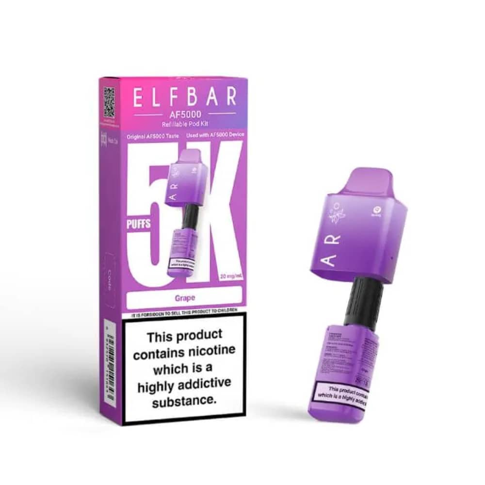 Elf bar AF5000 Pods Pack of 5 Grape