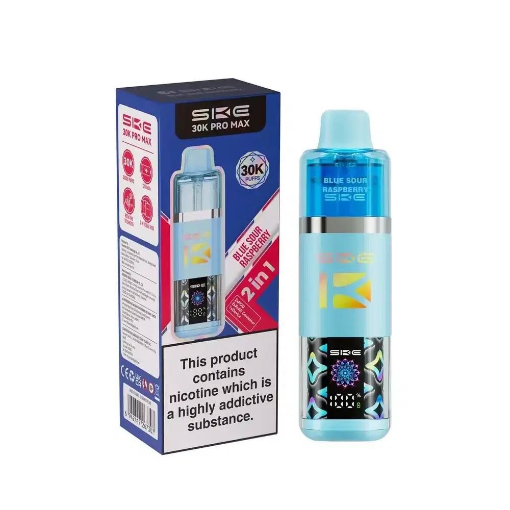 Ske 30k Pro Max Vape Kit Box of 5 Blueberry Raspberry