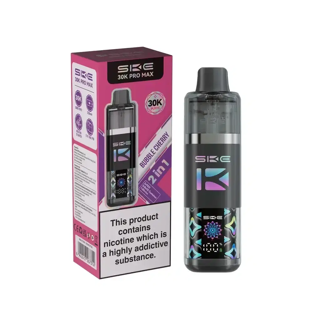 Ske 30k Pro Max Vape Kit Box of 5 Bubble Cherry