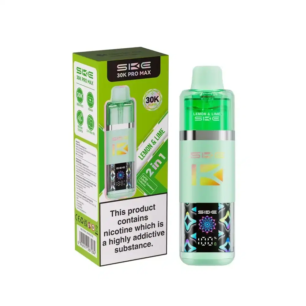 Ske 30k Pro Max Vape Kit Box of 5 Lemon Lime
