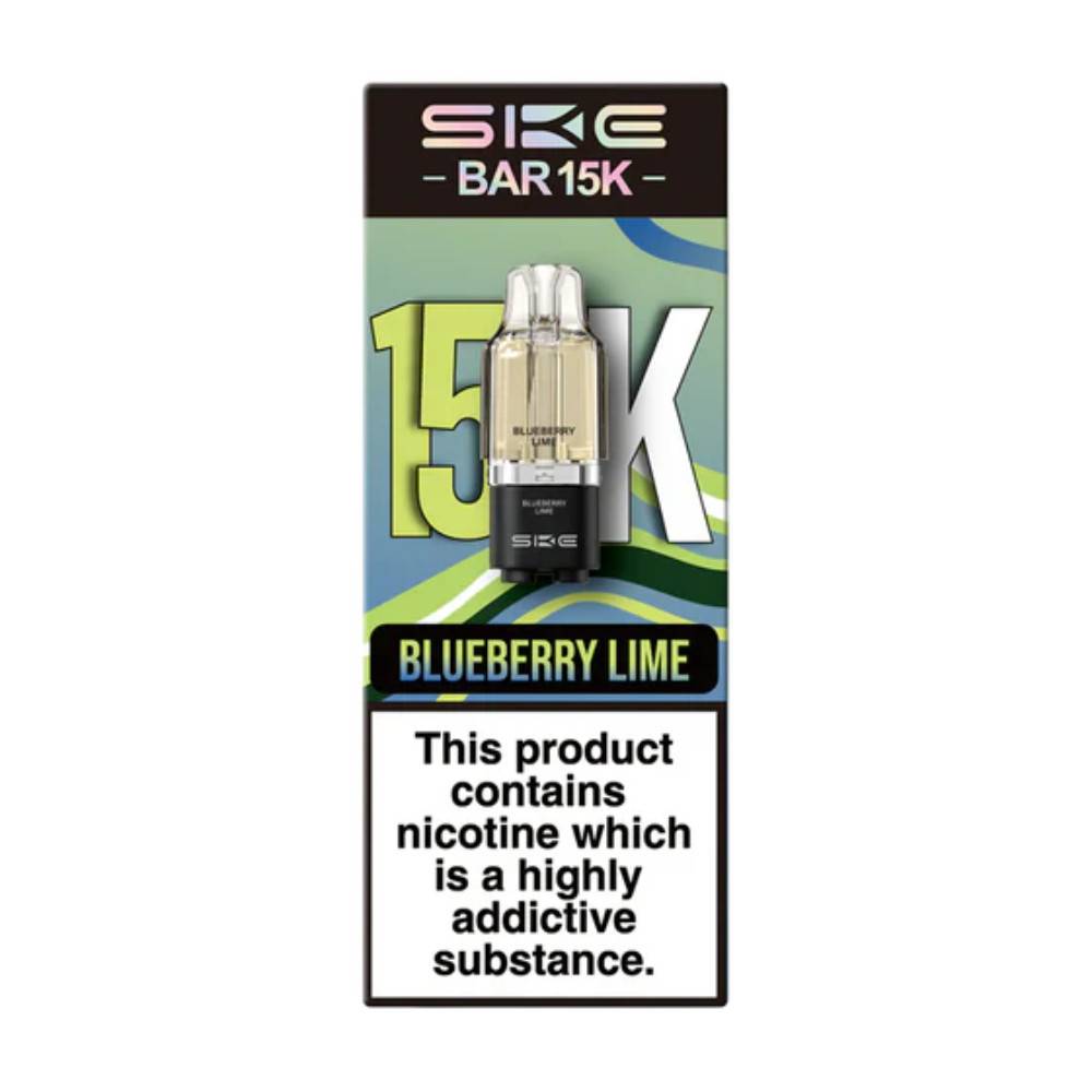 Ske Bar 15k Prefilled Pods Pack of 5 Blueberry Lime