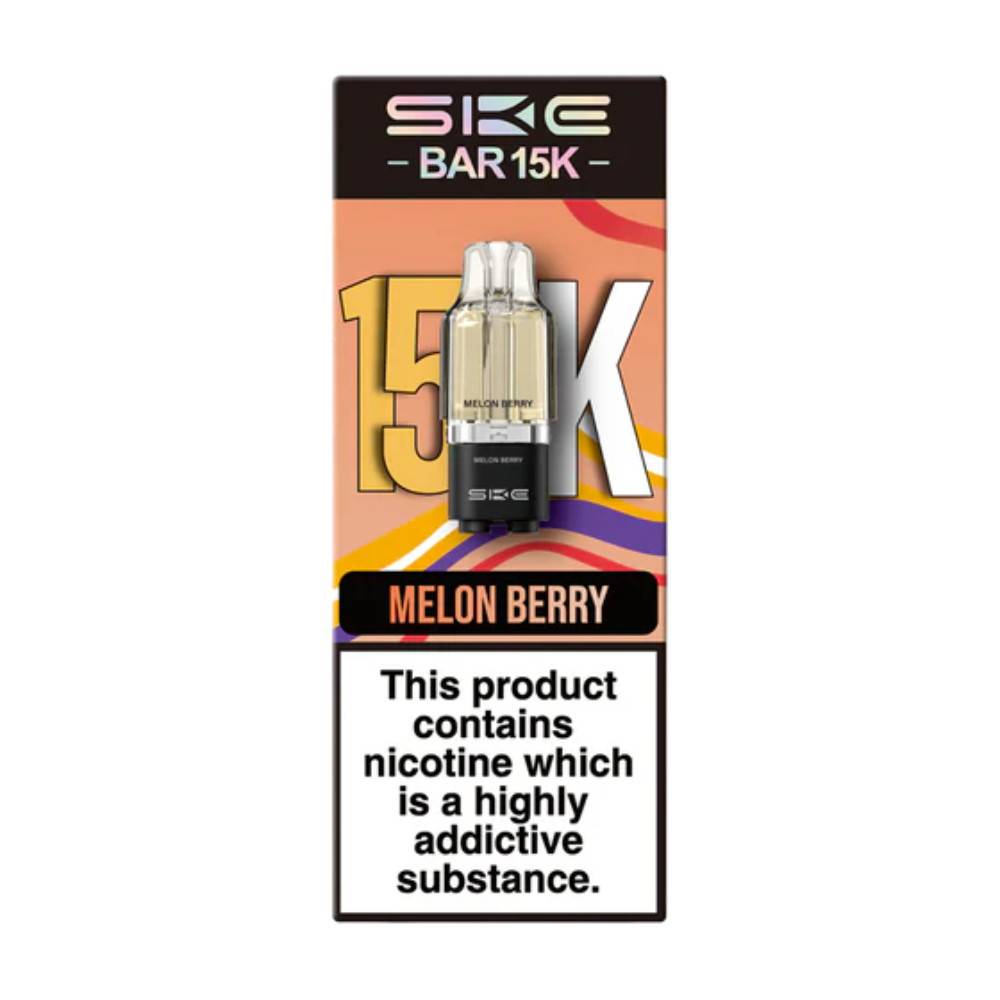 Ske Bar 15k Prefilled Pods Pack of 5 Melon Berry