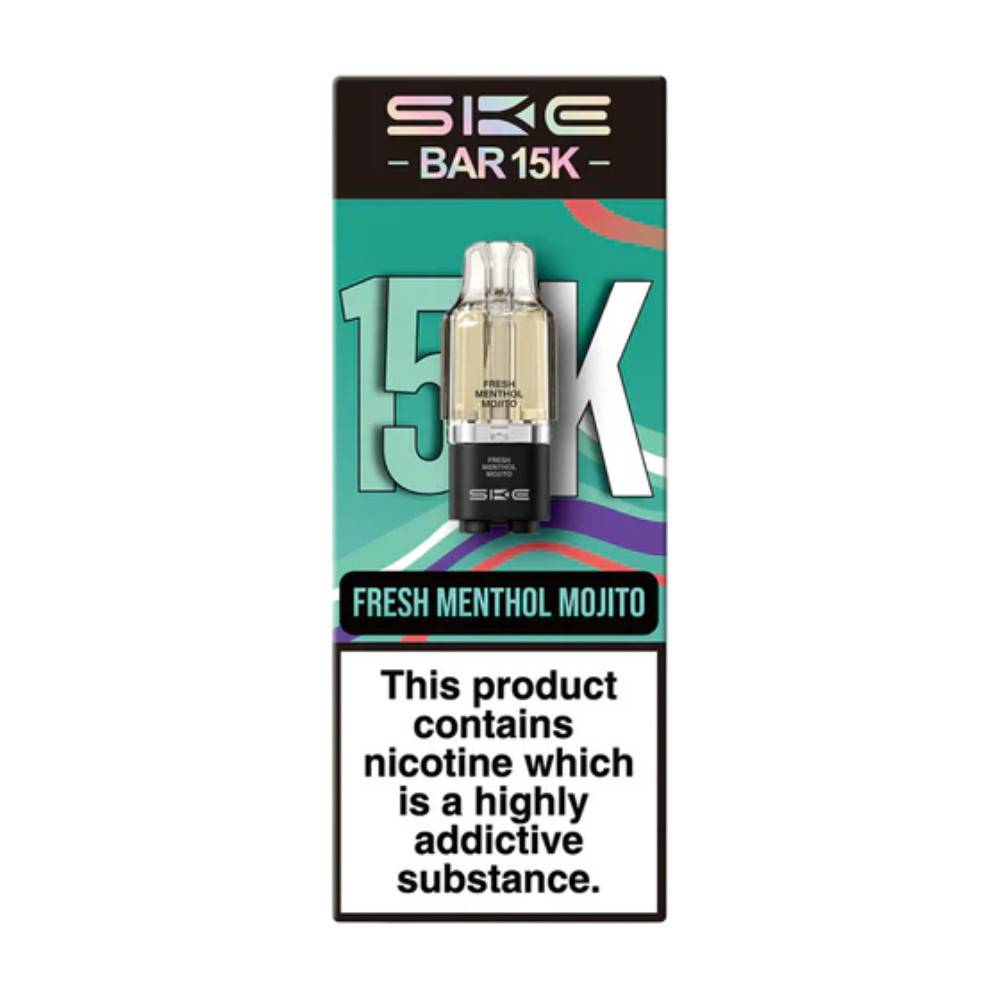 Ske Bar 15k Prefilled Pods Pack of 5 Fresh Menthol Mojito