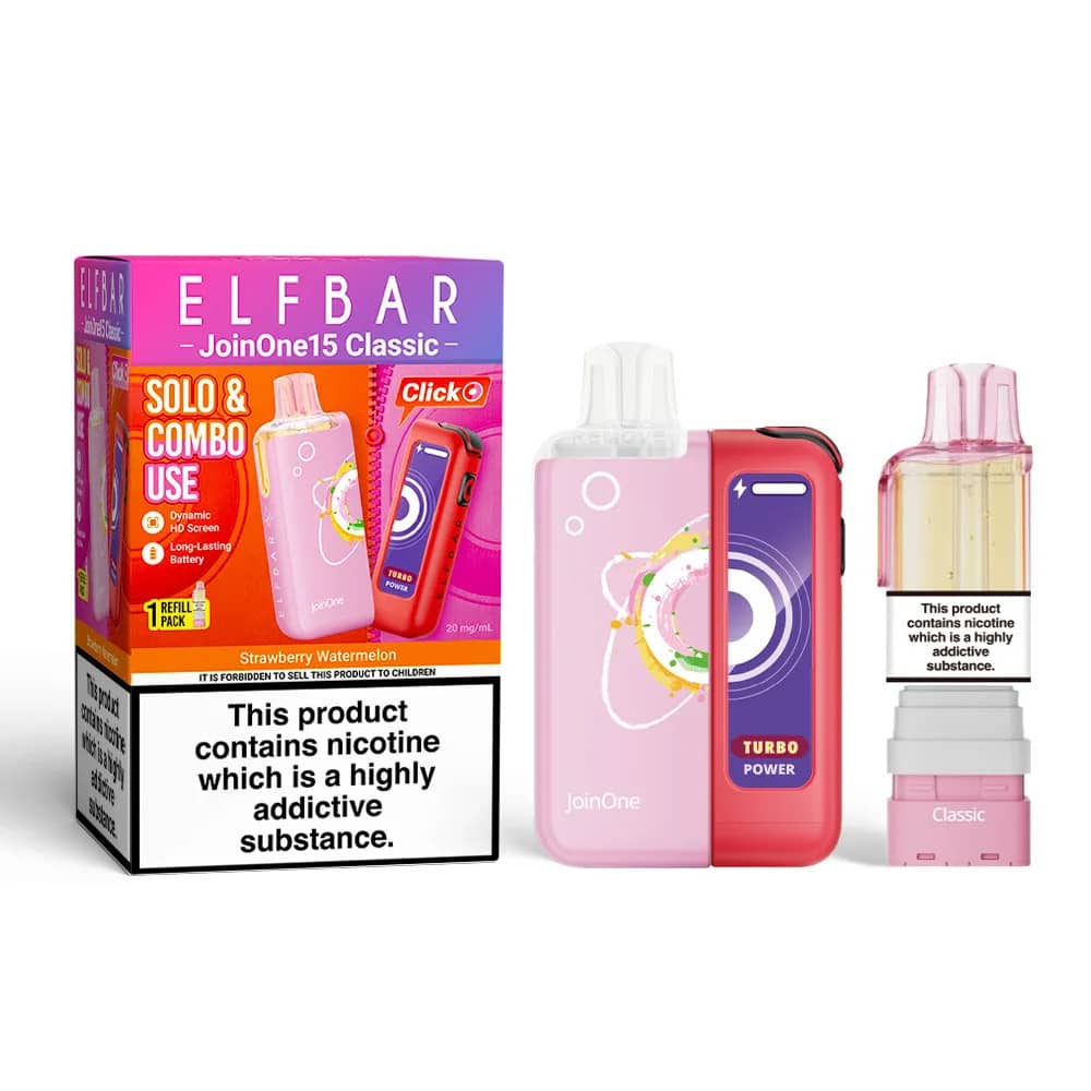 Elf Bar JoinOne30 Classic Vape Kit Box of 5 Strawberry Watermelon