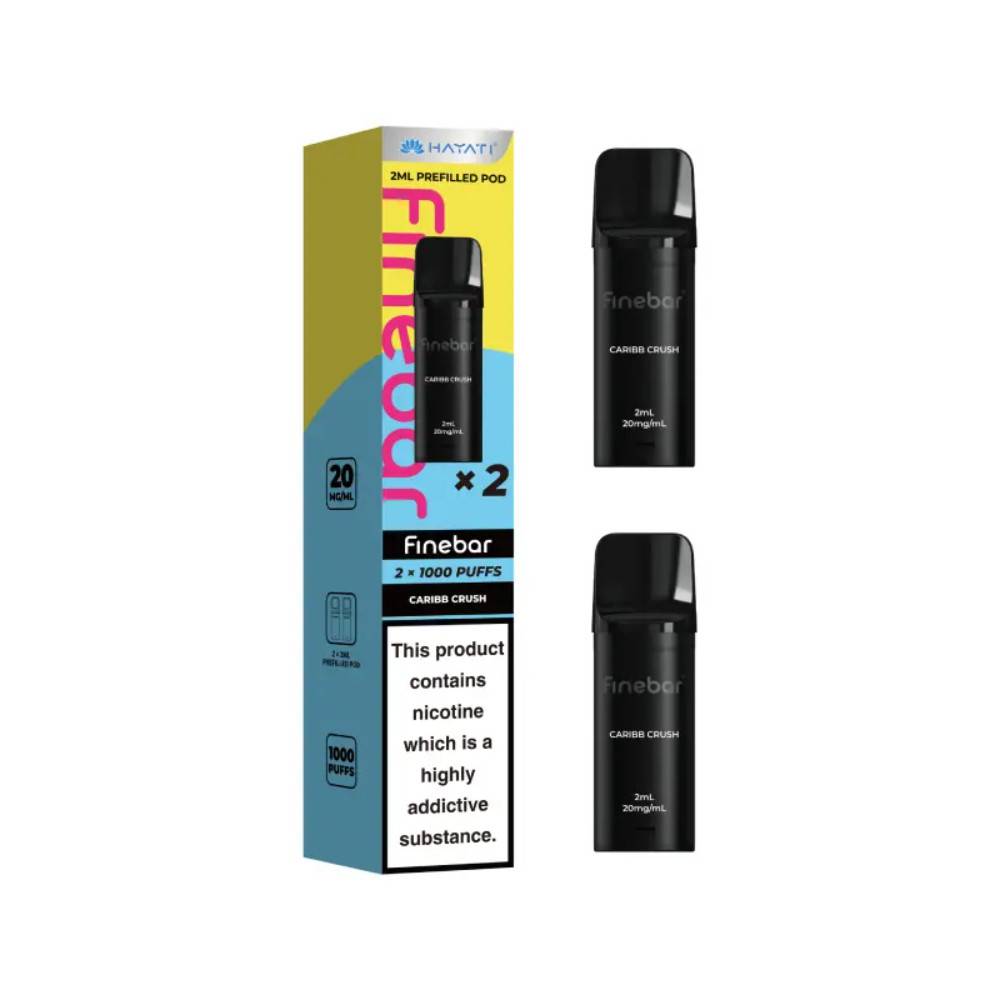 Hayati Finebar Prefilled Pod Pack of 10 Caribb Crush