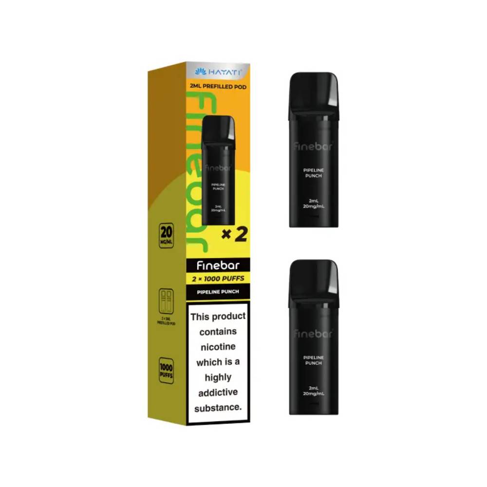 Hayati Finebar Prefilled Pod Pack of 10 Pipeline Punch