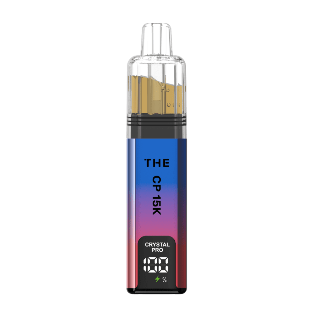 Crystal Pro CP 15k Vape Kit Box of 5 Blue Razz GB