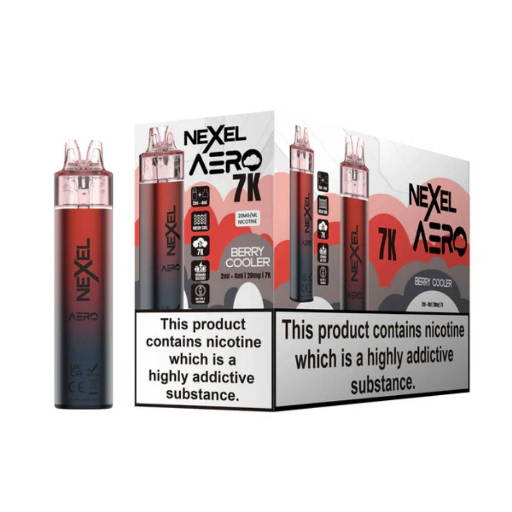 Nexel Aero 7k Prefilled Vape Kit Box of 5