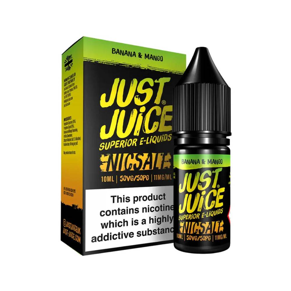 Just Juice Original Nic Salts e liquids 10ml Box of 5