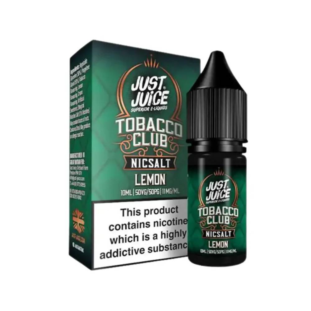 Just Juice Tobacco Club Nic Salts e liquids 10ml Box of 5