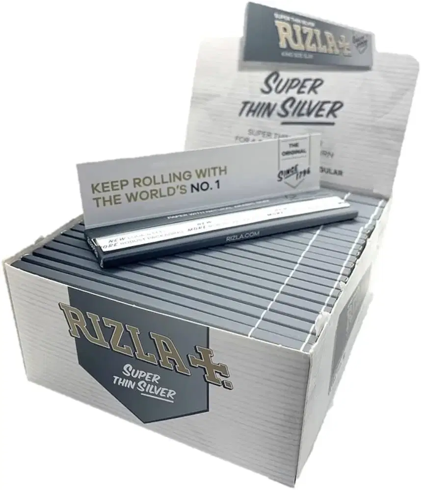 Rizla Silver King Size Slim - (50 Booklets)