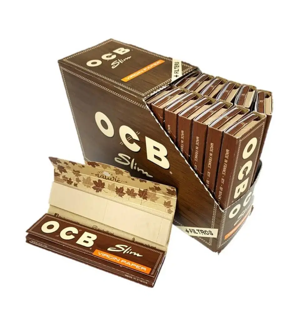 OCB Virgin King Size Slim Rolling Paper & Filters - (Pack of 32)