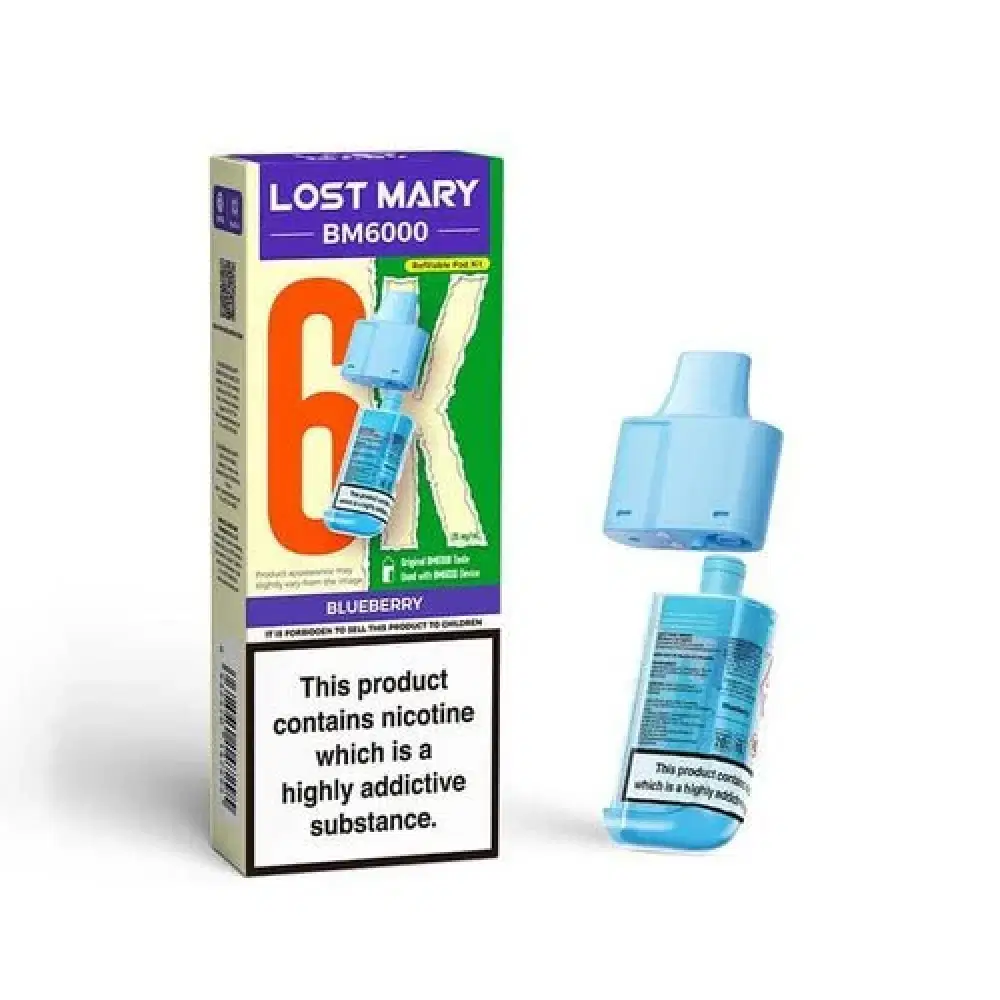 Lost Mary Bm6000 Pods Pack of 5 Blueberry