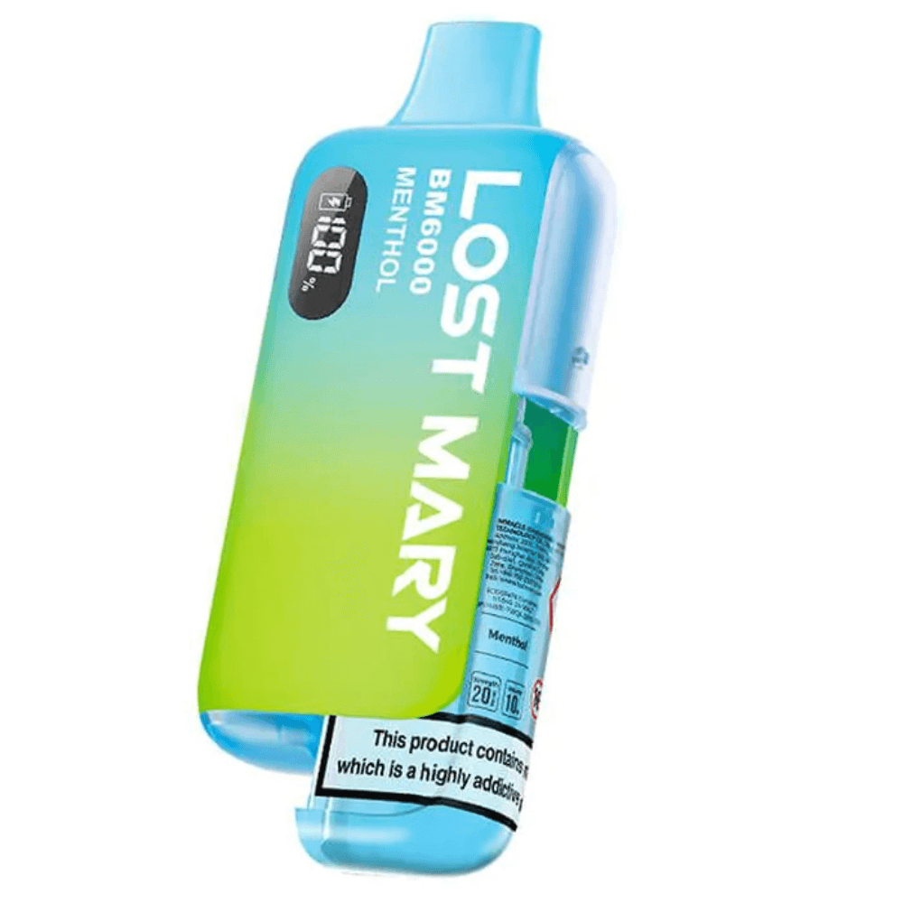 Lost Mary Bm6000 Vape Kit Box of 5 Menthol