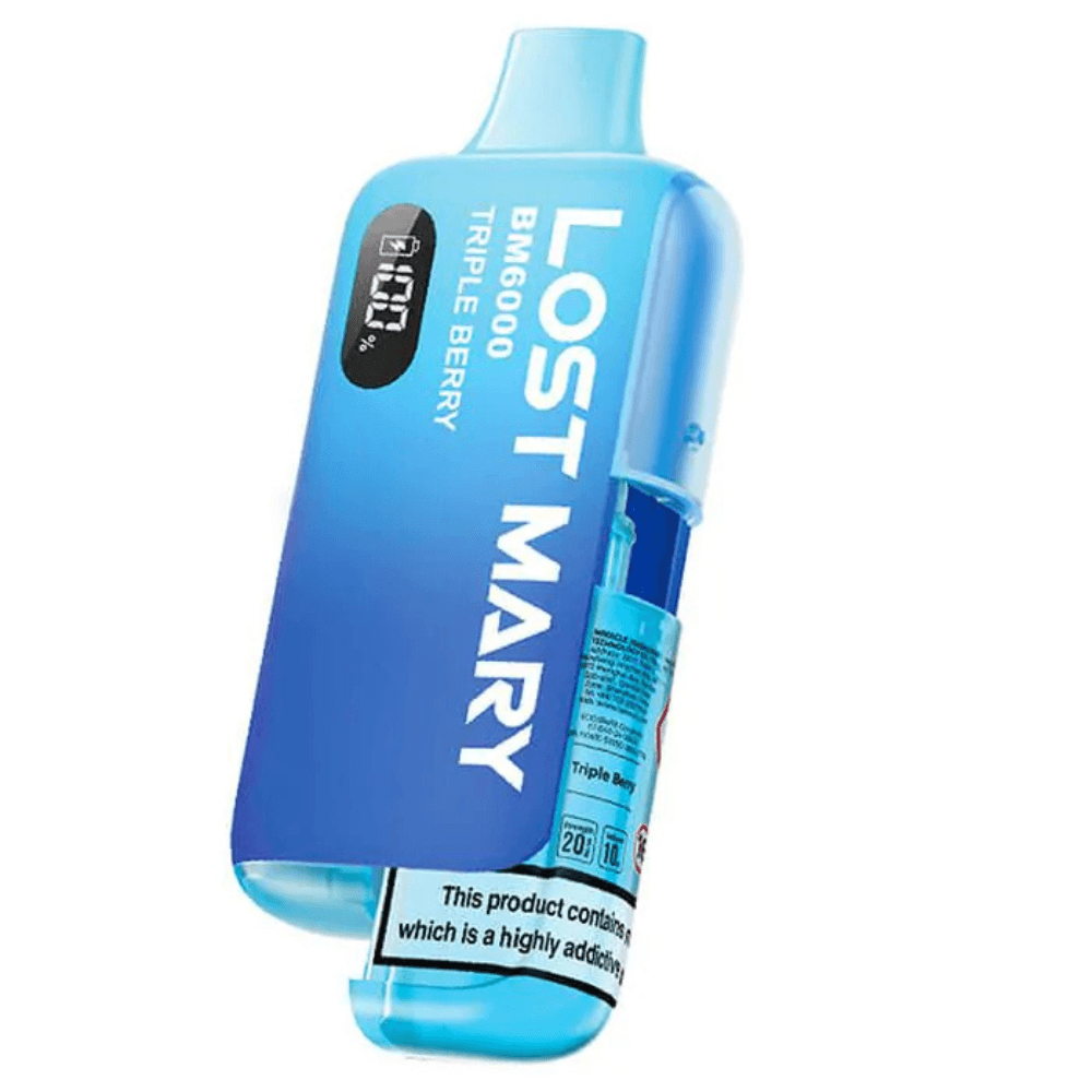 Lost Mary Bm6000 Vape Kit Box of 5 Triple Berry