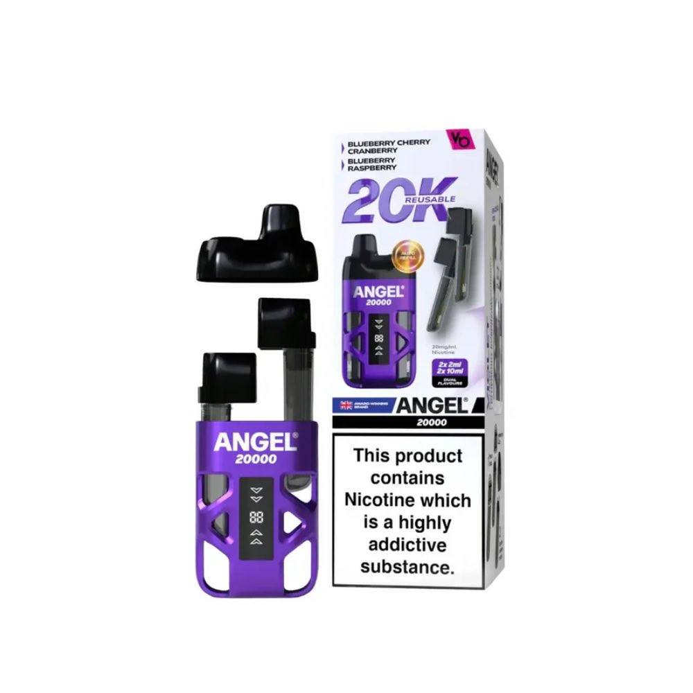 Angel 20k Prefilled Vape Kit Box of 5 Violet Edition