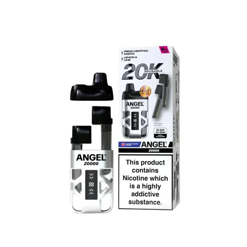 Angel 20k Prefilled Vape Kit Box of 5 White Edition