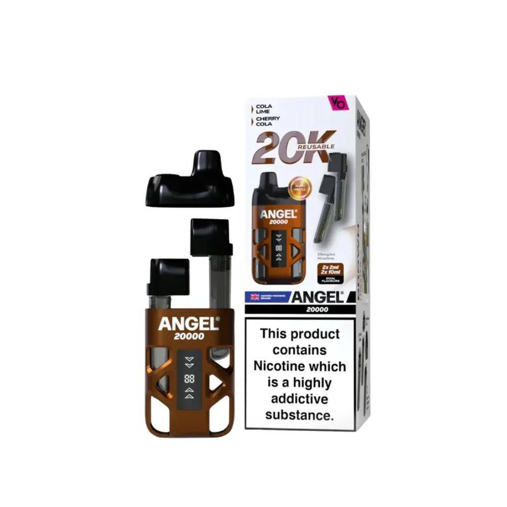 Angel 20k Prefilled Vape Kit Box of 5 Brown Edition