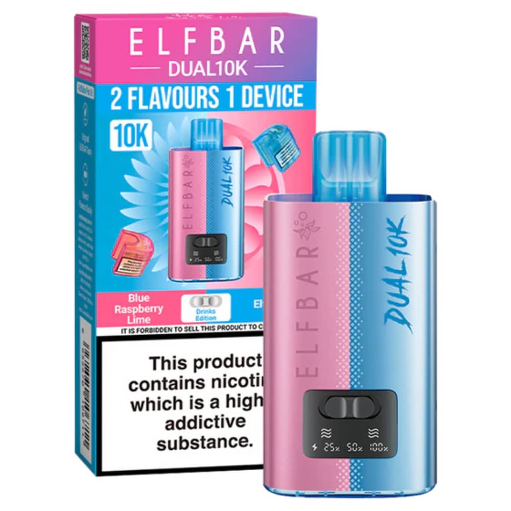 Elf Bar Dual 10k Vape Kit Box of 5 Drinks Edition