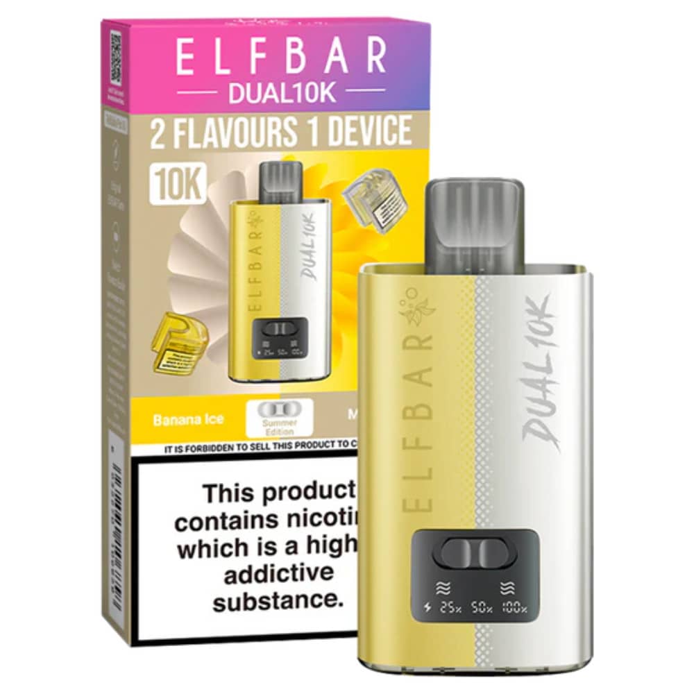 Elf Bar Dual 10k Vape Kit Box of 5 Summer Edition