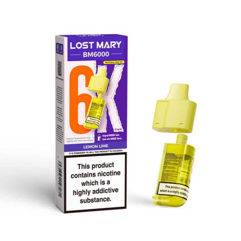 Lost Mary Bm6000 Pods Pack of 5 Lemon Lime
