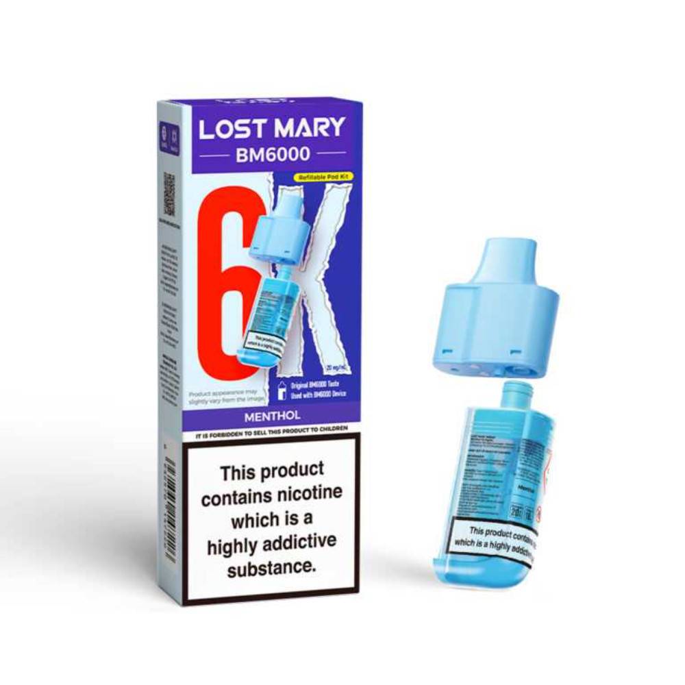 Lost Mary Bm6000 Pods Pack of 5 Menthol