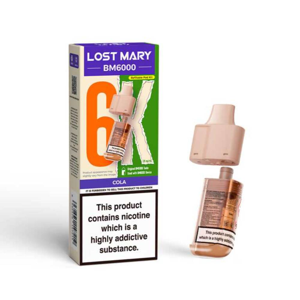 Lost Mary Bm6000 Pods Pack of 5 Cola