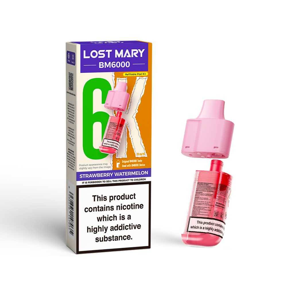 Lost Mary Bm6000 Pods Pack of 5 Strawberry Watermelon