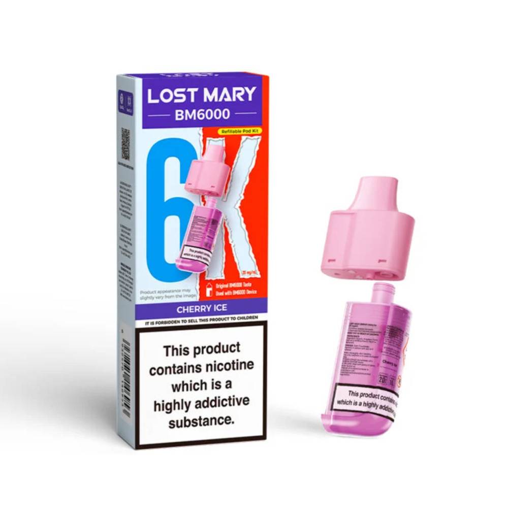 Lost Mary Bm6000 Pods Pack of 5 Cherry Ice