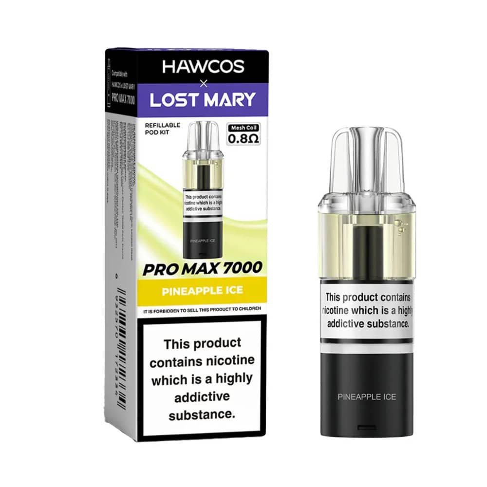 Lost Mary Hawcos Pro Max 7000 Pods Pack of 5 Pineapple Ice