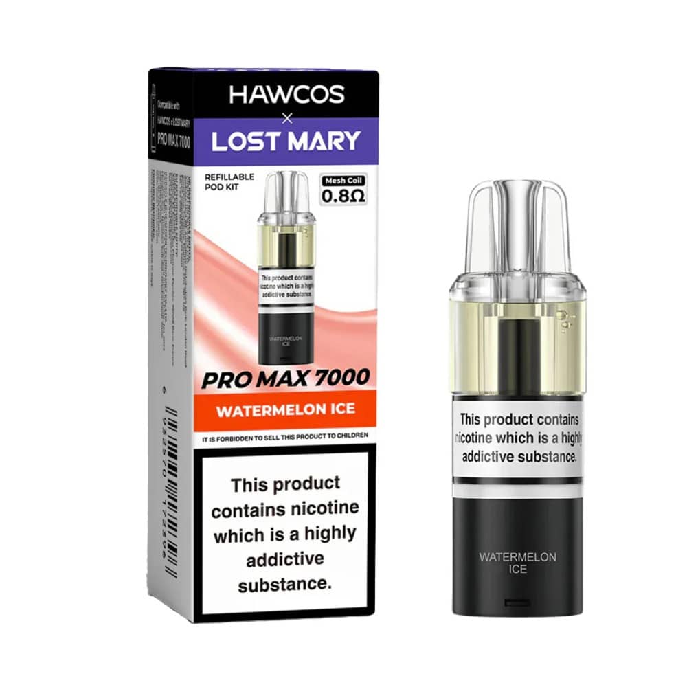 Lost Mary Hawcos Pro Max 7000 Pods Pack of 5 Watermelon Ice