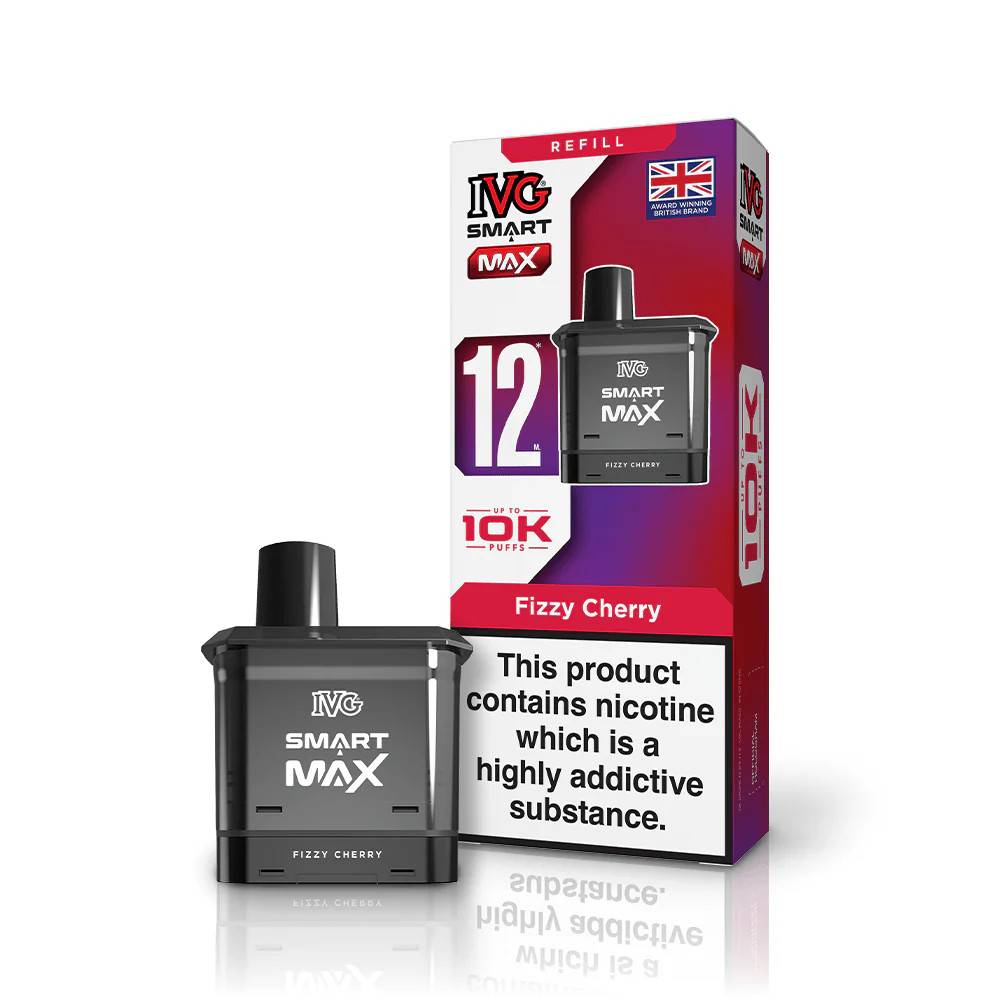 IVG Smart Max 10k Pods Pack of 5 Fizzy Cherry