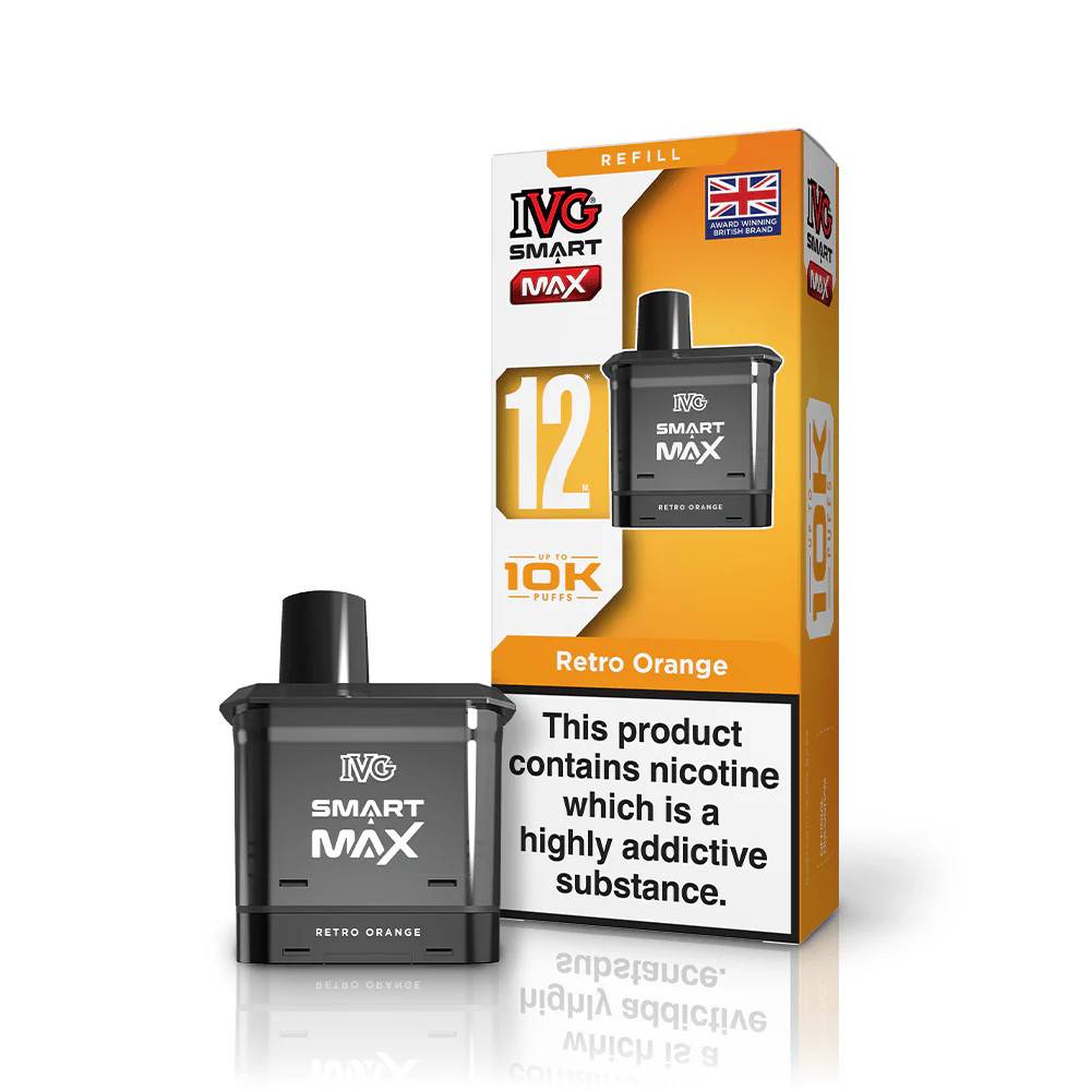 IVG Smart Max 10k Pods Pack of 5 Retro Orange