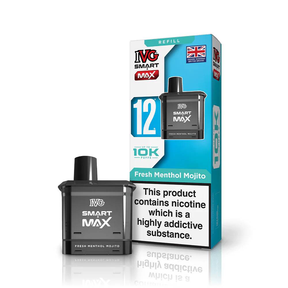 IVG Smart Max 10k Pods Pack of 5 Fresh Menthol Mojito