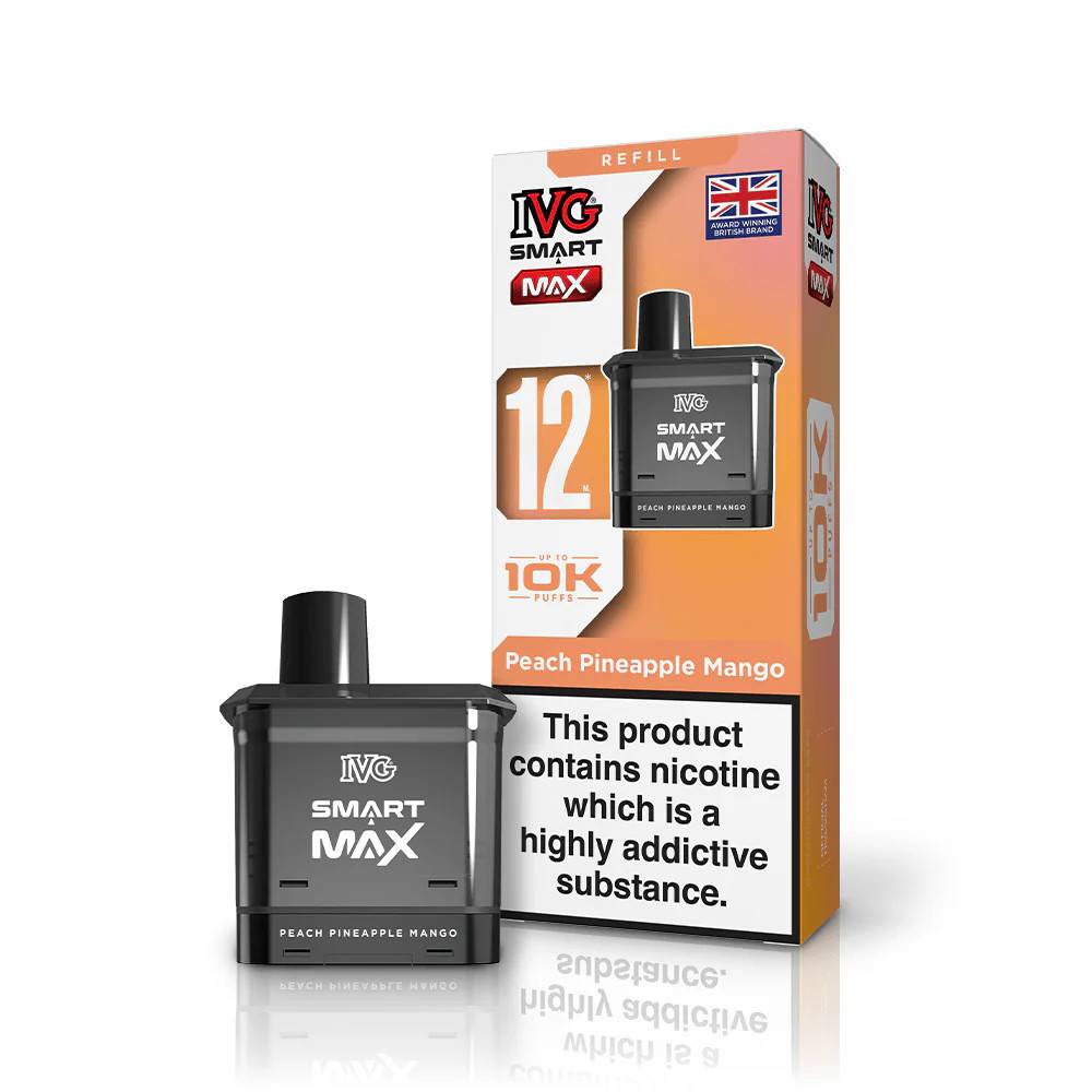 IVG Smart Max 10k Pods Pack of 5 Peach Pineapple Mango
