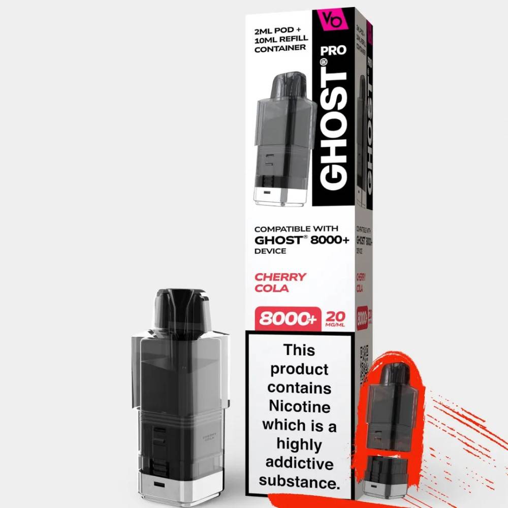 Ghost Pro 8000 Pods Pack of 5 Cherry Cola