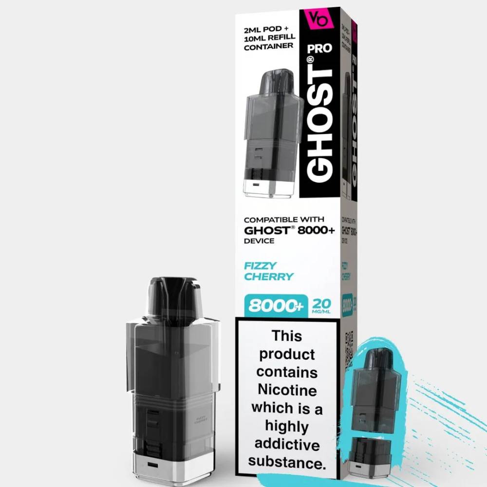 Ghost Pro 8000 Pods Pack of 5 Fizzy Cherry