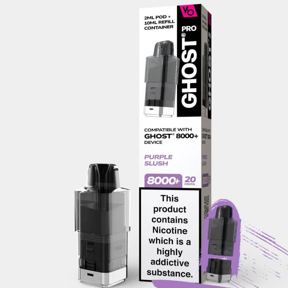 Ghost Pro 8000 Pods Pack of 5 Purple Slush