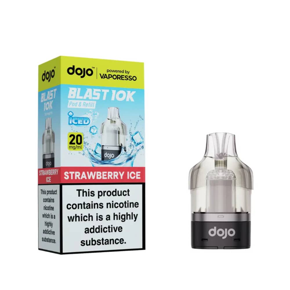 Vaporesso Dojo Blast 10K Pods Pack of 5 Strawberry Ice