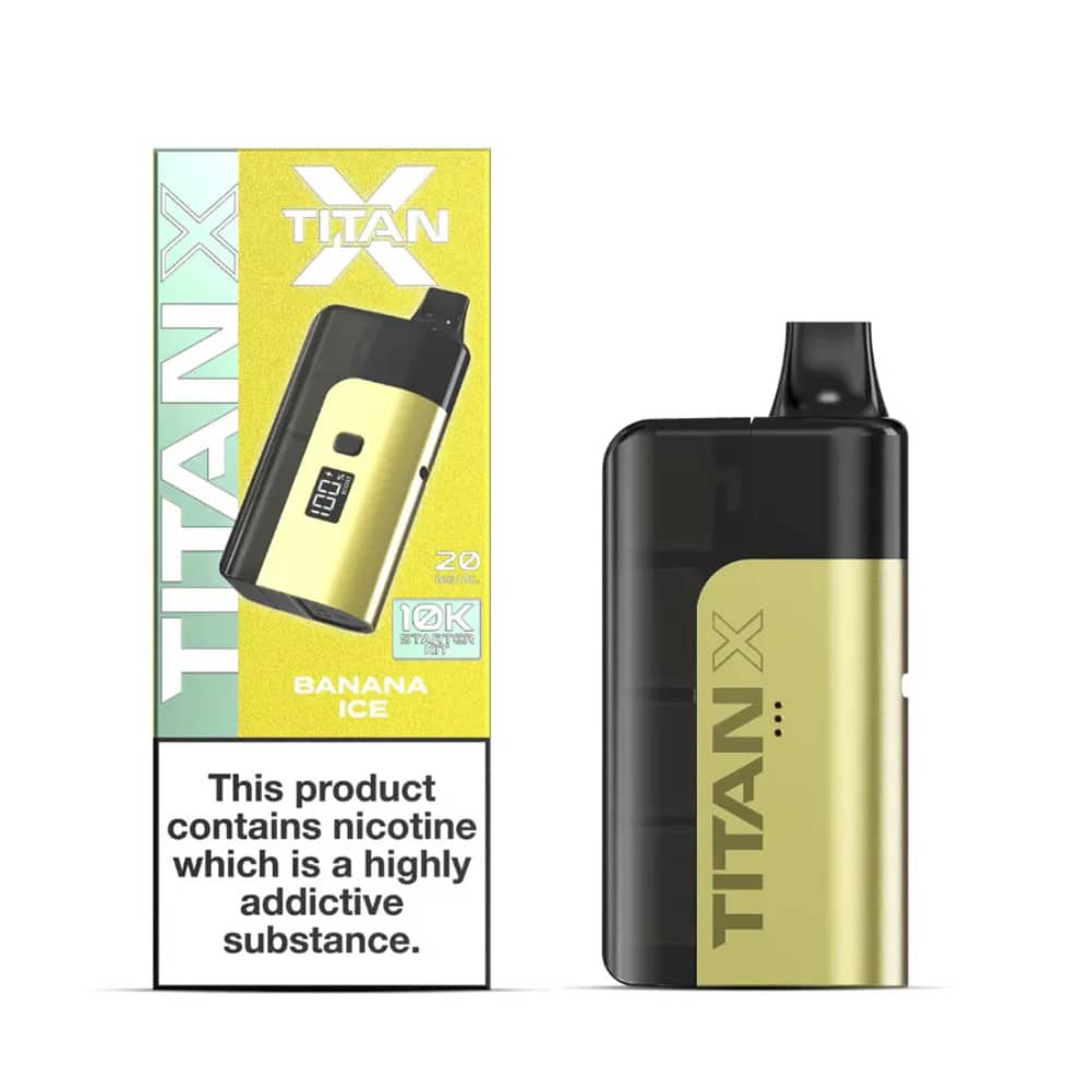 Titan X 10k Prefilled Vape Kit Box of 5